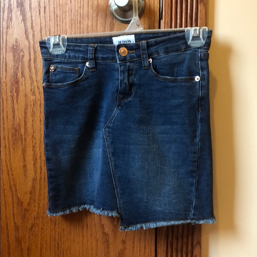 Hudson Dark wash denim skirt